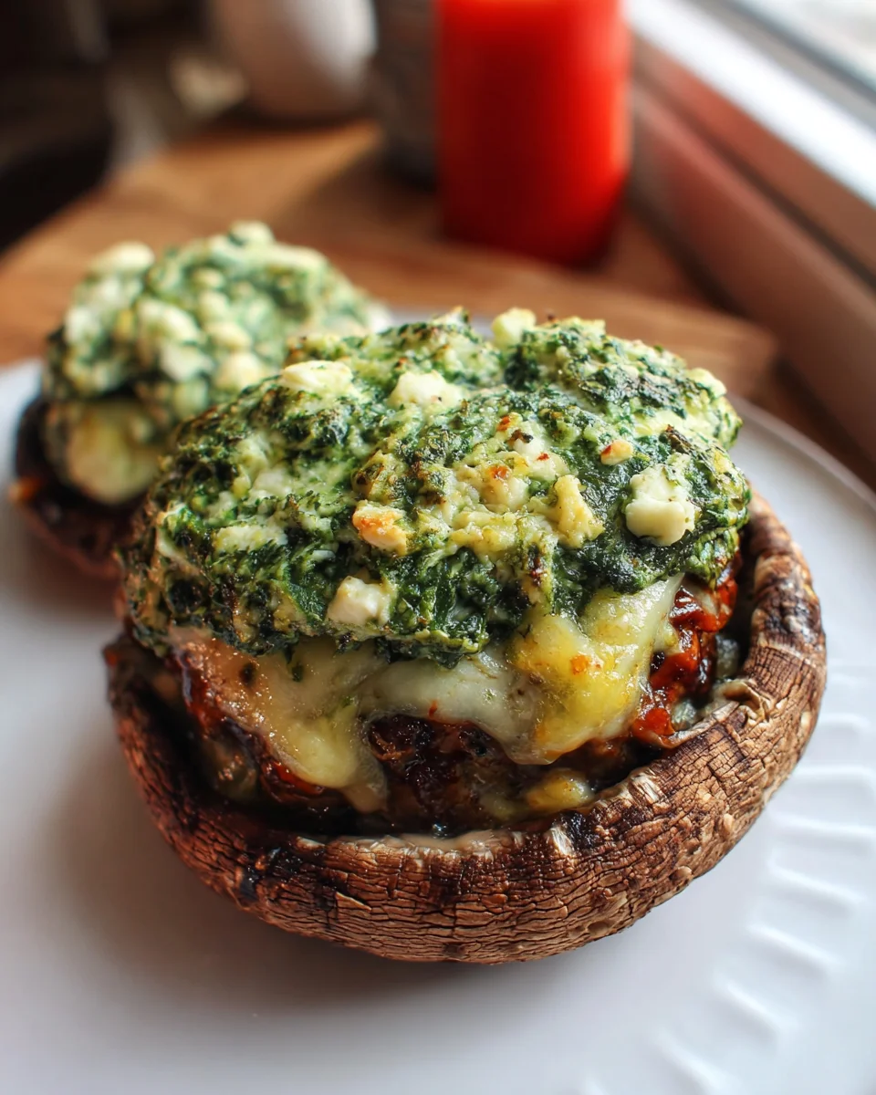 Portabella Veggie Burger Mushroom Melts 21 Portabella