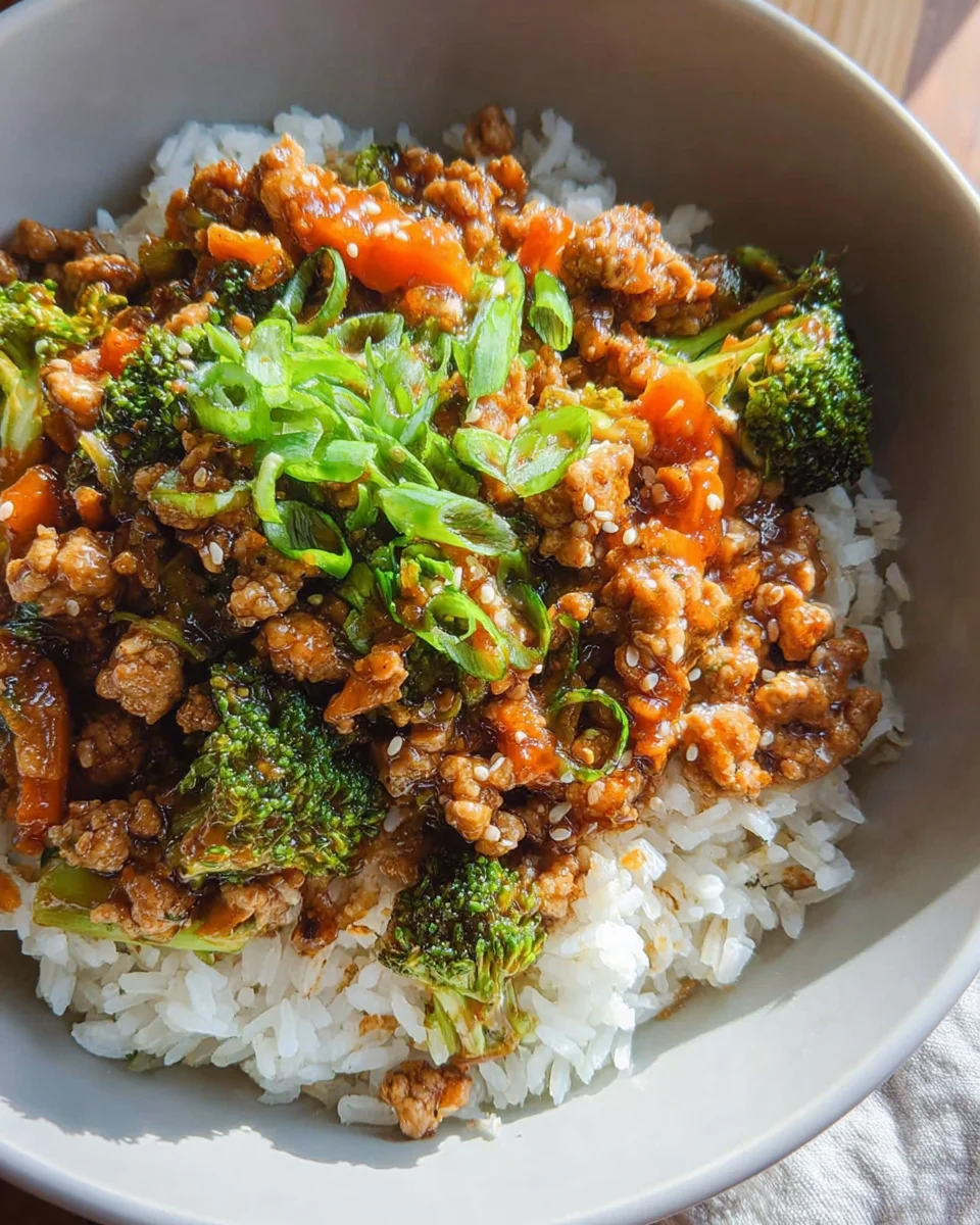 Teriyaki Turkey Rice Bowl 28 Teriyaki