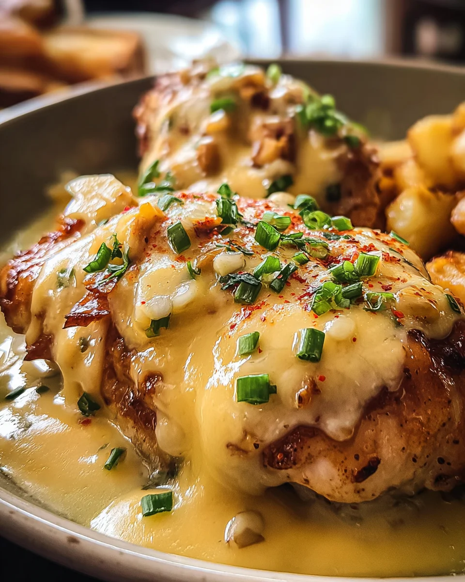 Texas Roadhouse Smothered Chicken with Jack Cheese