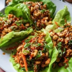 Thai Chicken Lettuce Wraps