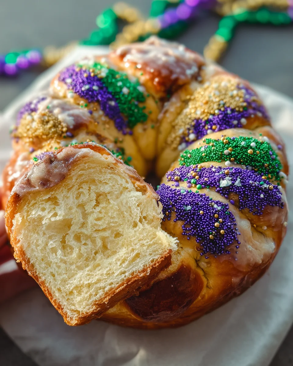 Traditional King Cake 32 Traditional