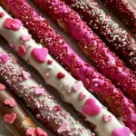 Valentine's Day Chocolate Covered Pretzels Recipe