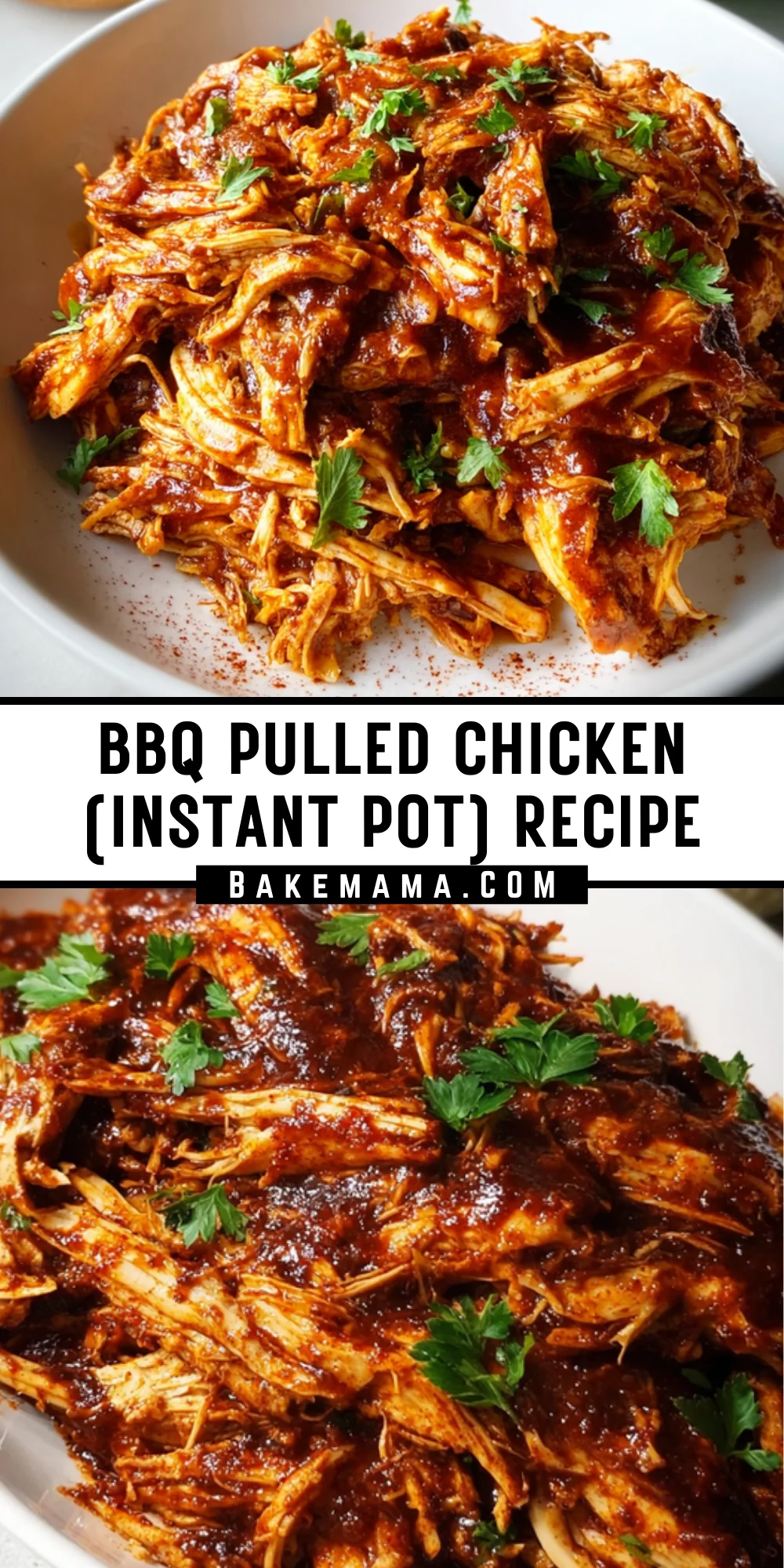 BBQ Pulled Chicken (Instant Pot) Recipe 23 Pinterest Hidden Image