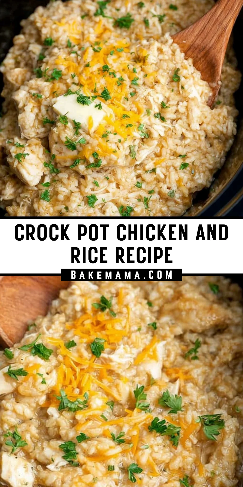 Crock Pot Chicken and Rice Recipe 18 Pinterest Hidden Image