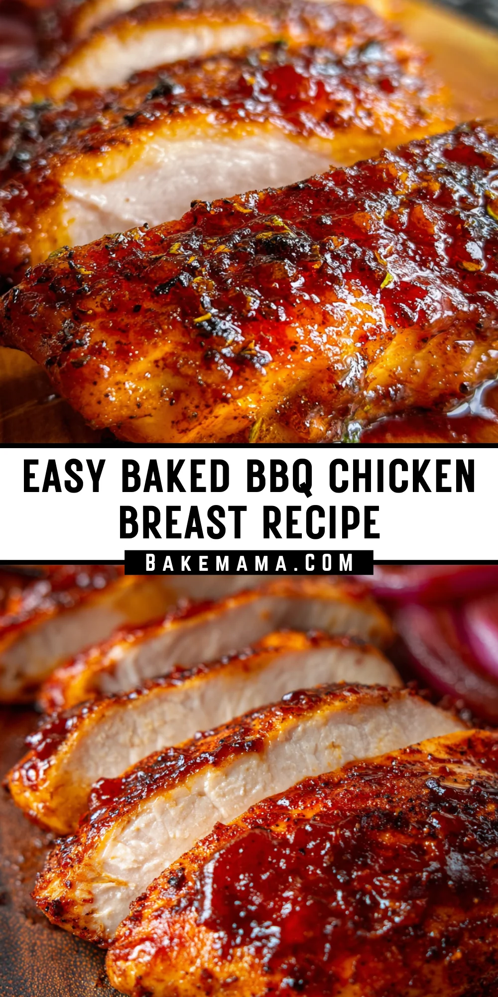 Easy Baked BBQ Chicken Breast Recipe 18 Pinterest Hidden Image