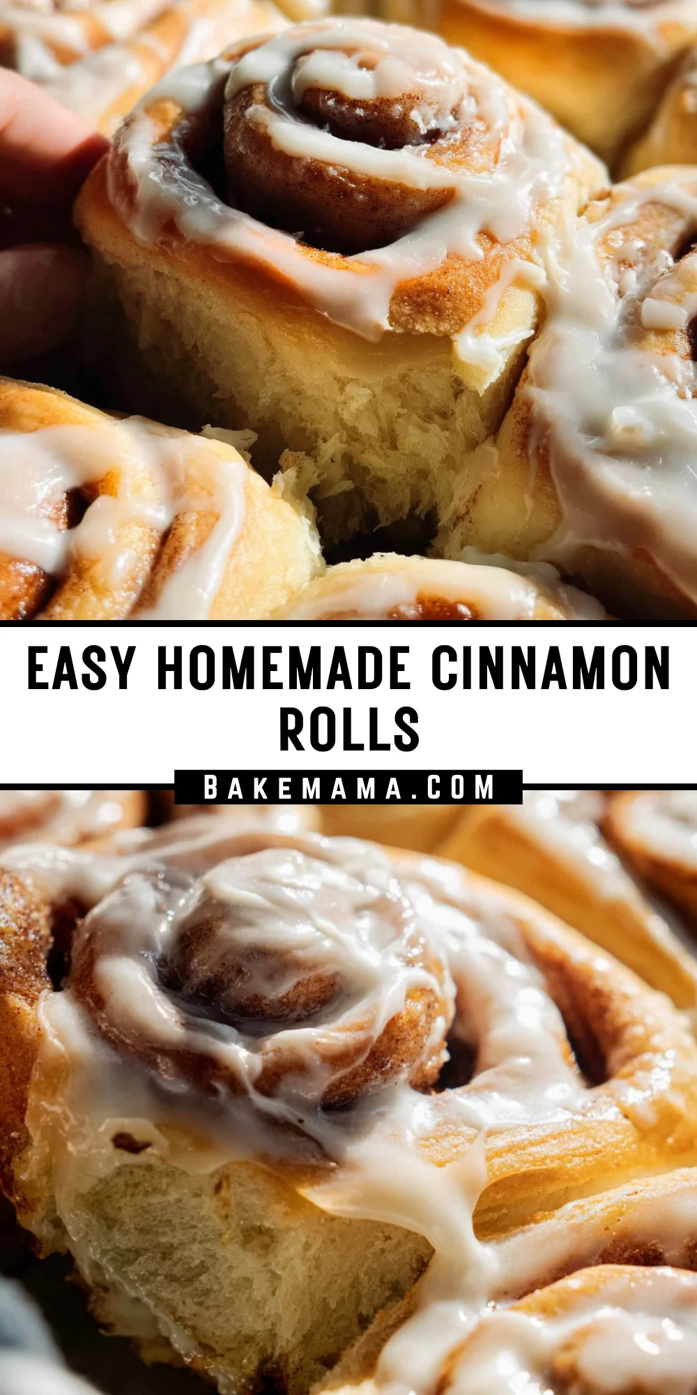 Easy Homemade Cinnamon Rolls 29 Pinterest Hidden Image