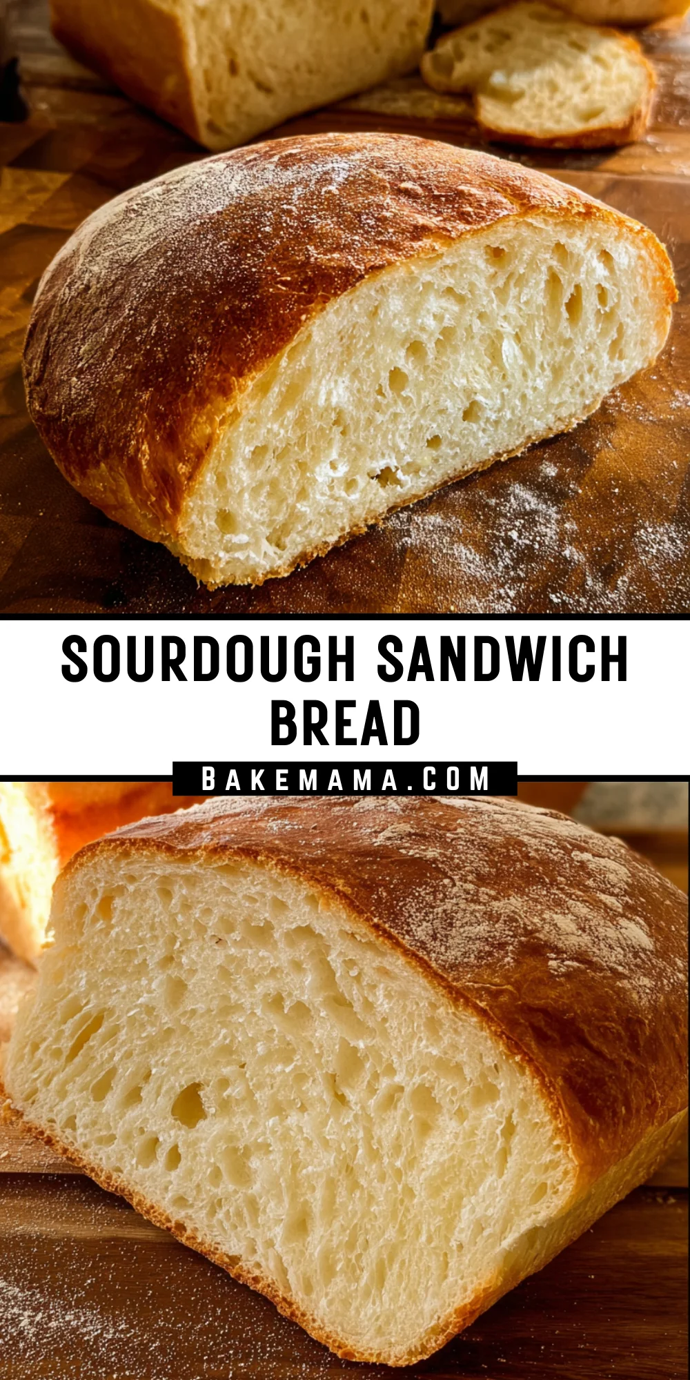 Sourdough Sandwich Bread 17 Pinterest Hidden Image