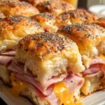 Baked Ham and Cheese Sliders