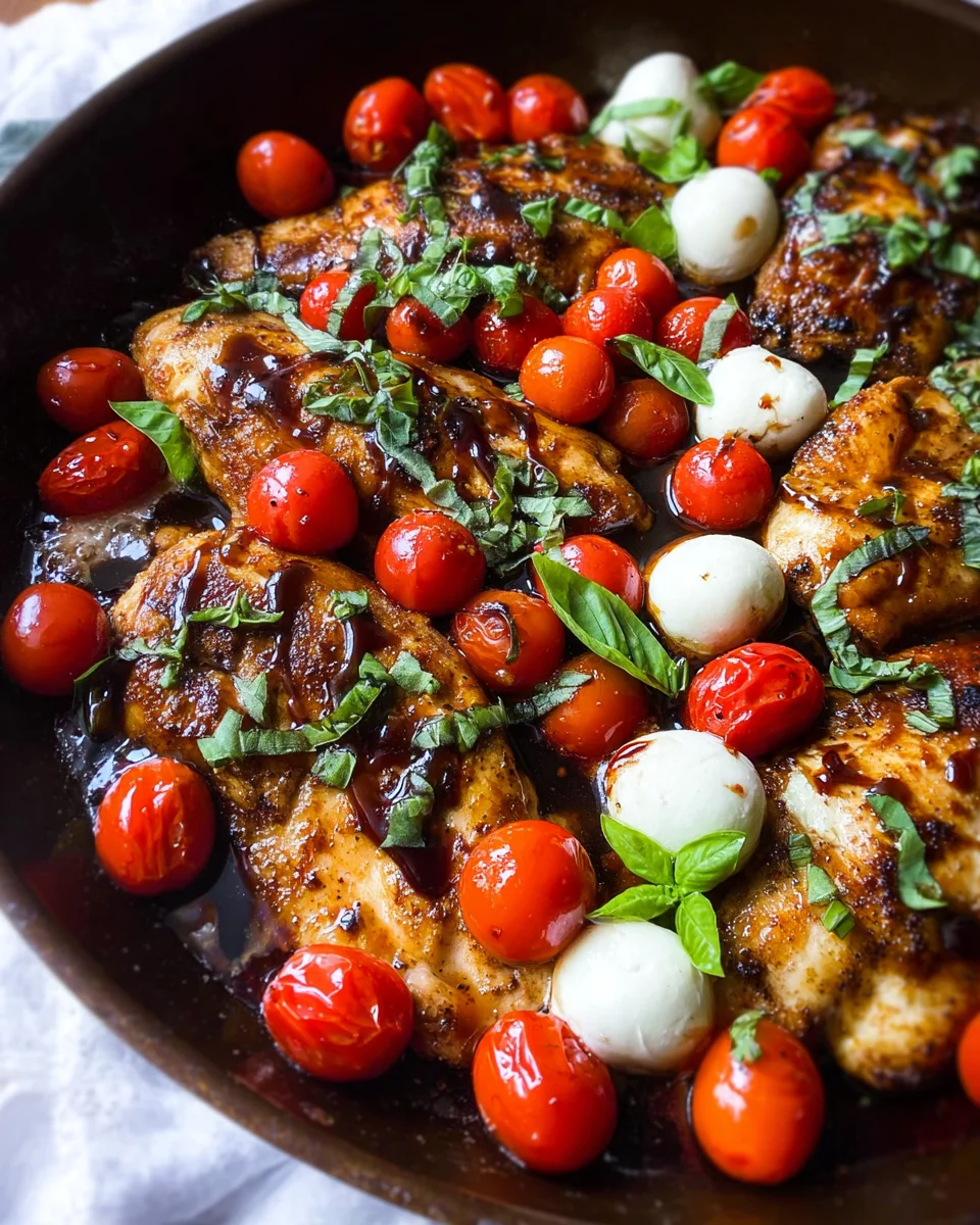 Balsamic Glazed One Pan Chicken 35 Balsamic Glazed One Pan Chicken