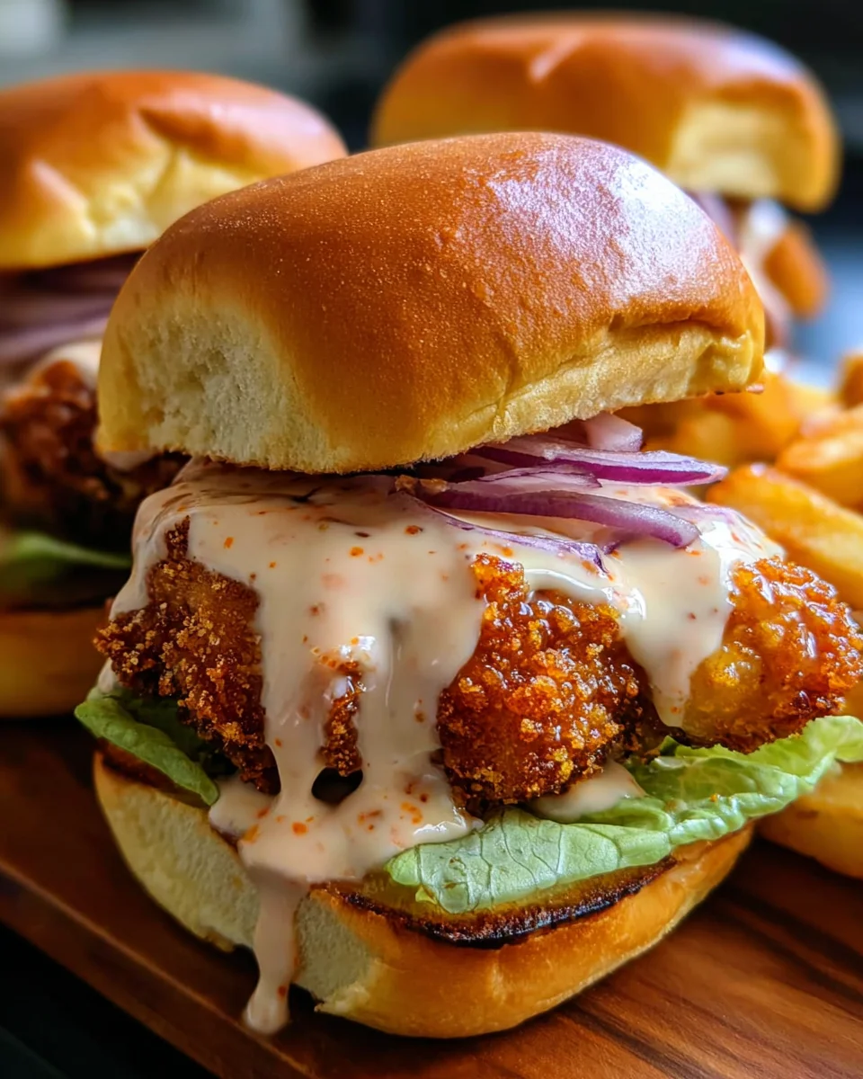 Bang Bang Chicken Sliders