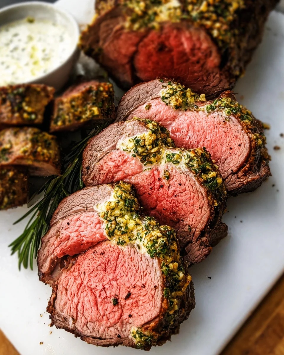 Beef Tenderloin Roast (Herbed Garlic Butter)