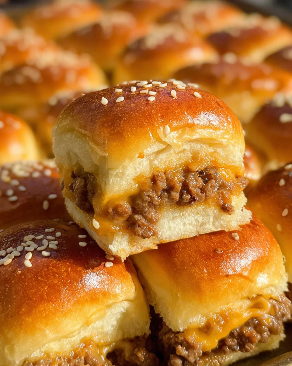 Cheeseburger Sliders (Easy, 30-min Recipe) 24 Cheeseburger