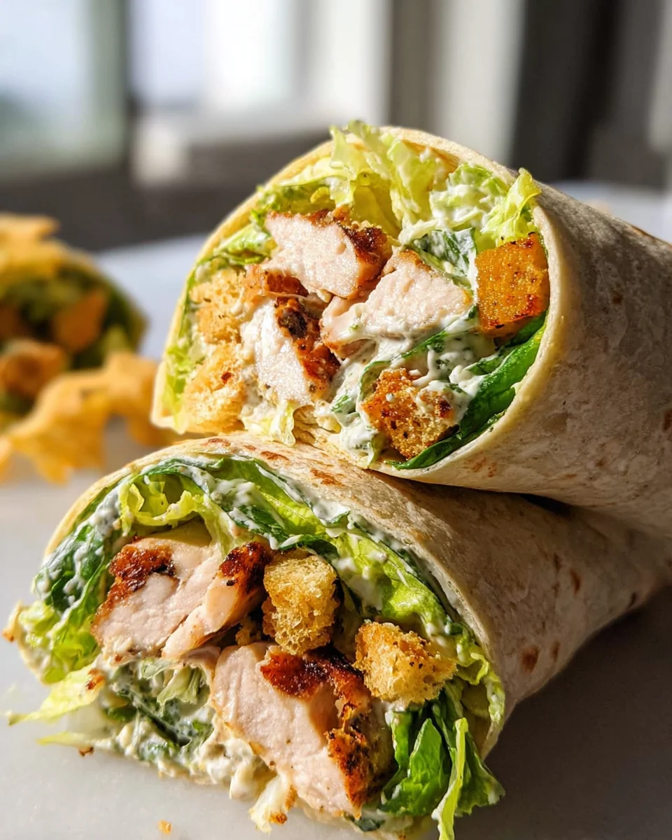 Chicken Caesar Wraps 16 Chicken
