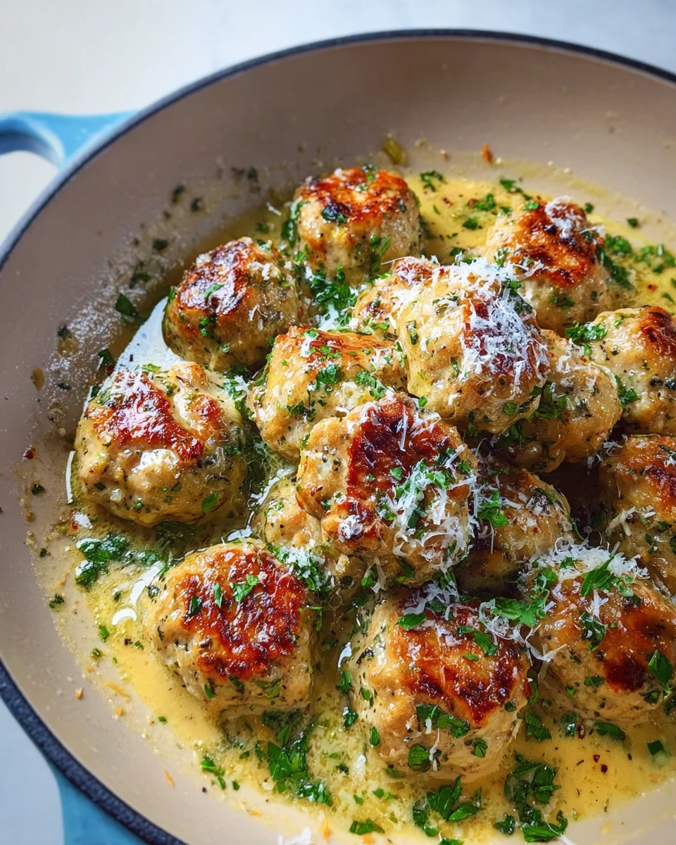 Chicken Piccata Meatballs 24 Chicken Piccata Meatballs
