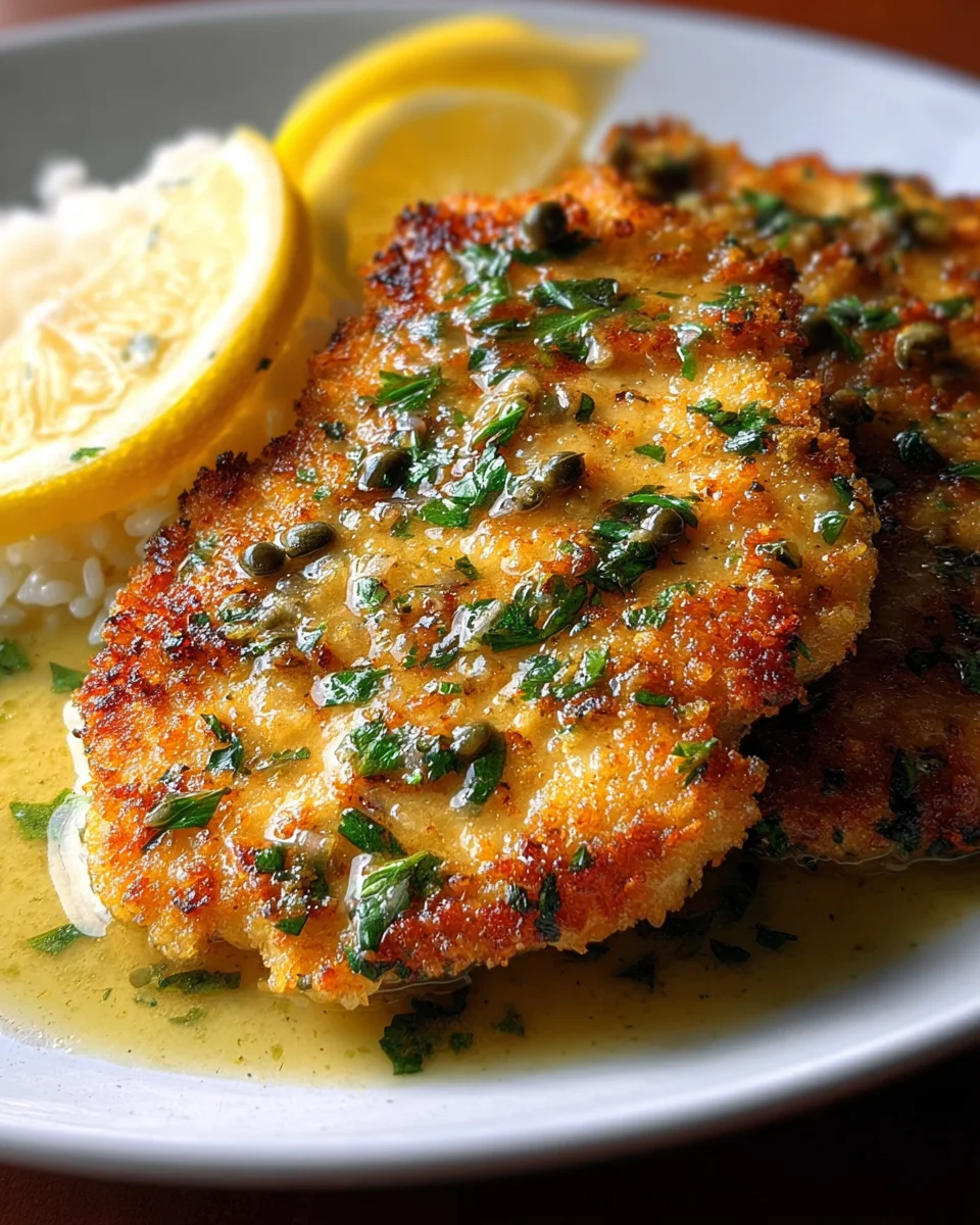 Chicken Piccata with Lemon Sauce