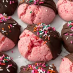 Chocolate Covered Strawberry Cookies