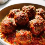 Classic Italian Meatballs (Tender and Juicy!)