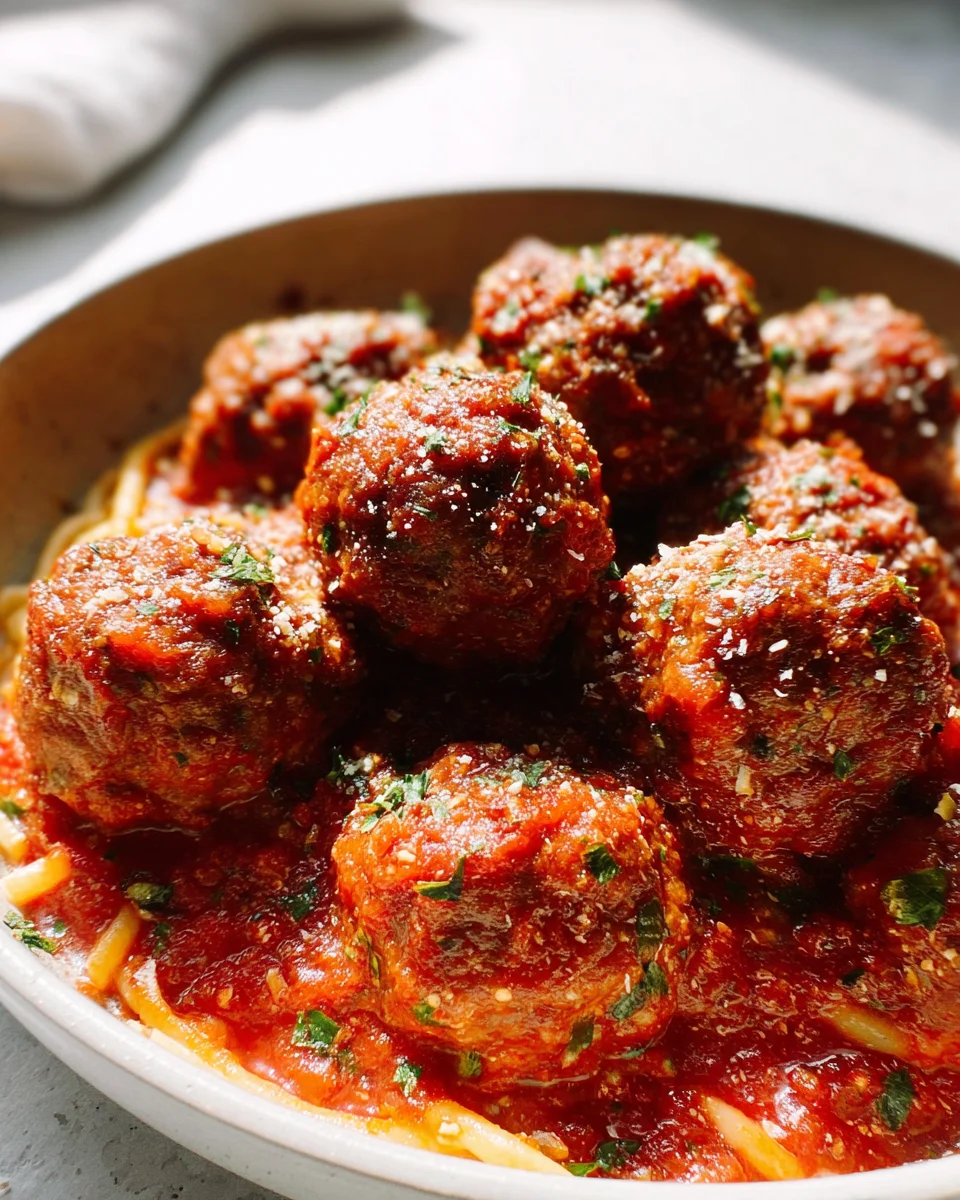Classic Italian Meatballs (Tender and Juicy!)