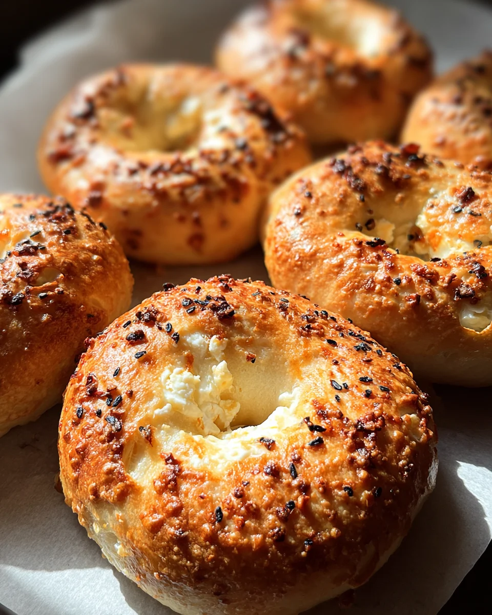 Cottage Cheese Bagels