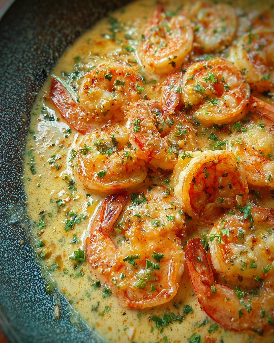 Creamy Garlic Shrimp (15 Minutes) 20 Creamy