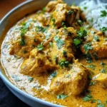 Creamy Homemade Chicken Korma Perfect with Flatbread or Rice