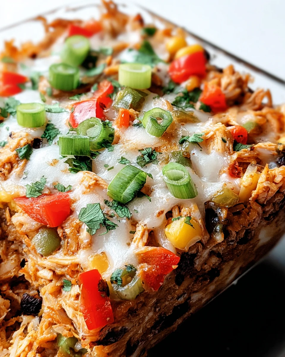 Easy Chicken Burrito Casserole