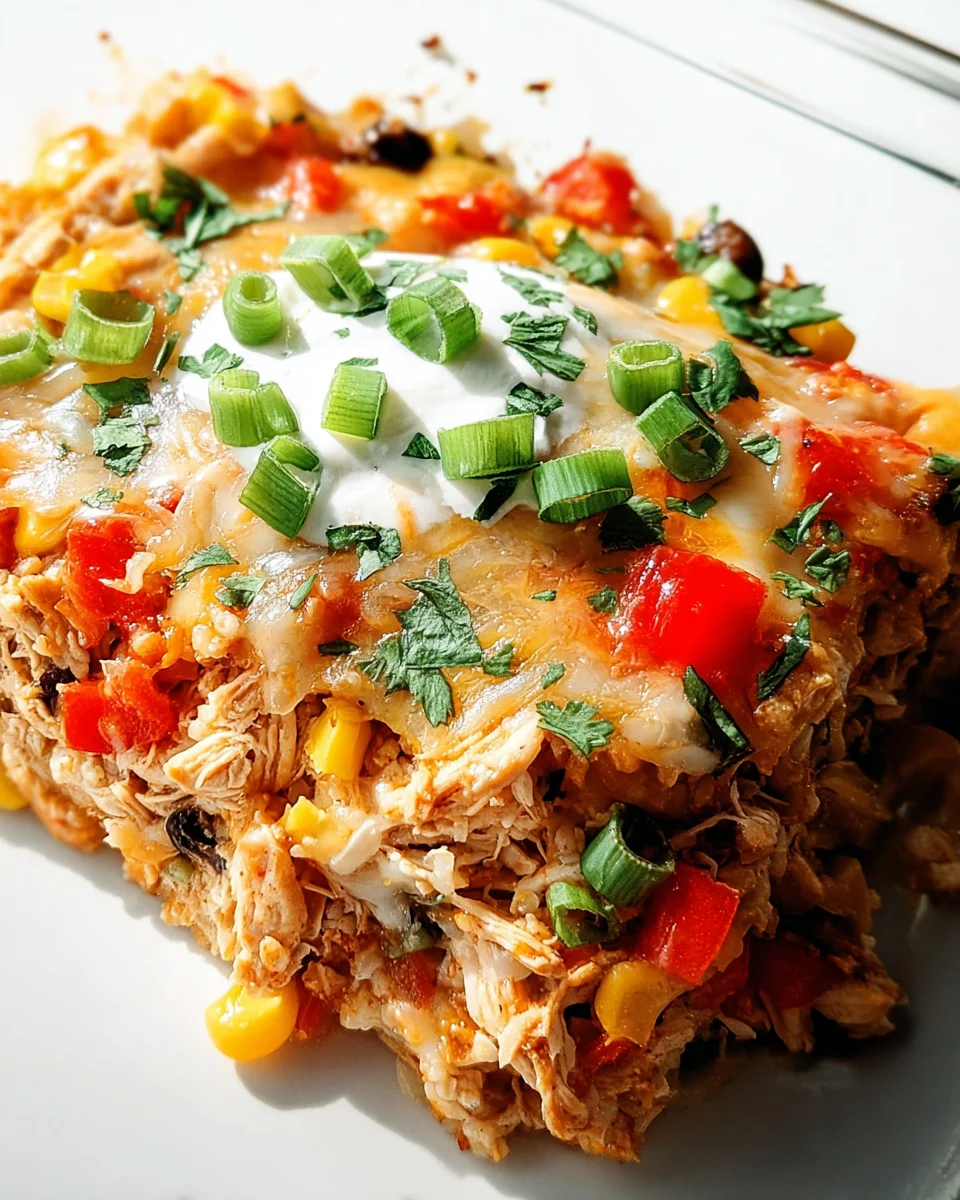 Easy Chicken Burrito Casserole 23 Easy