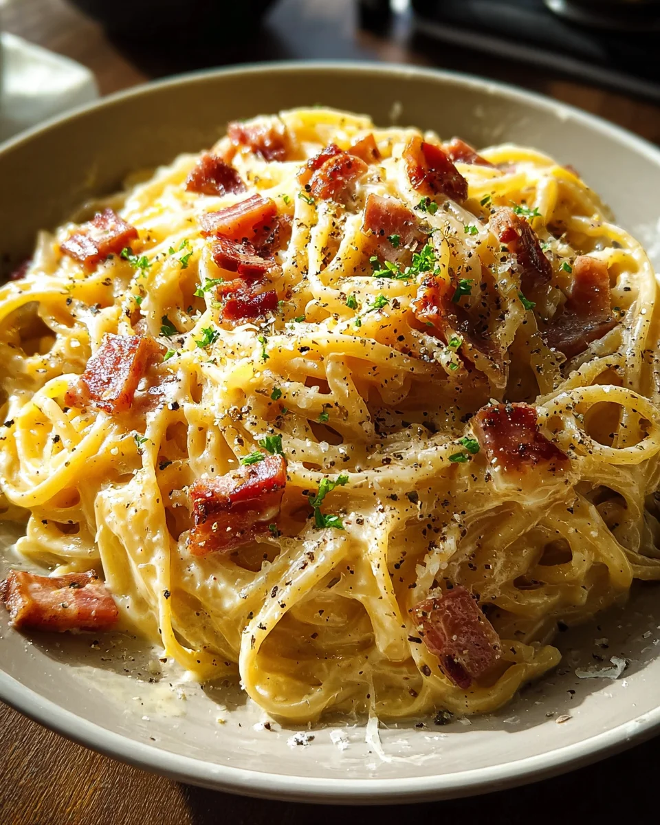 Easy Creamy Carbonara Pasta 20 Easy