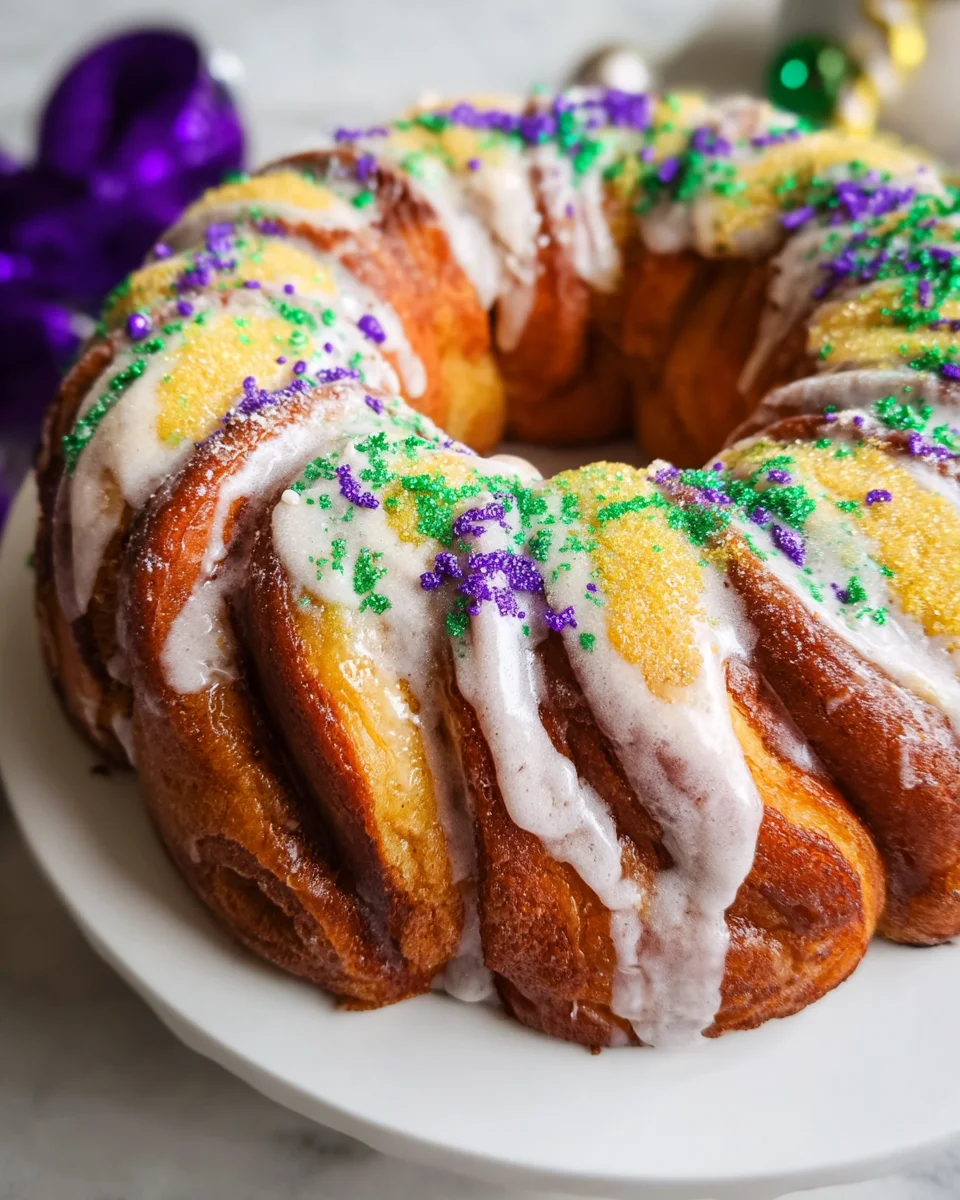 Easy King Cake 23 Easy King Cake