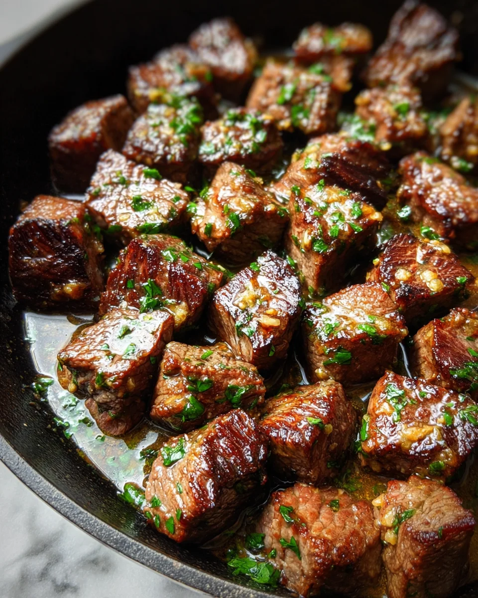 Garlic Butter Steak Bites 15 Garlic