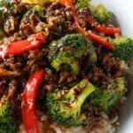 Ground Beef and Broccoli