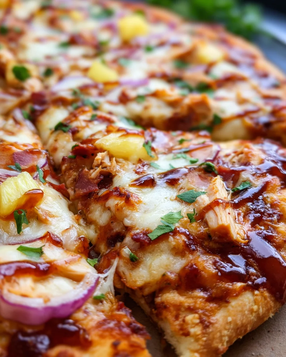 Hawaiian BBQ Chicken Pizza 20 Hawaiian