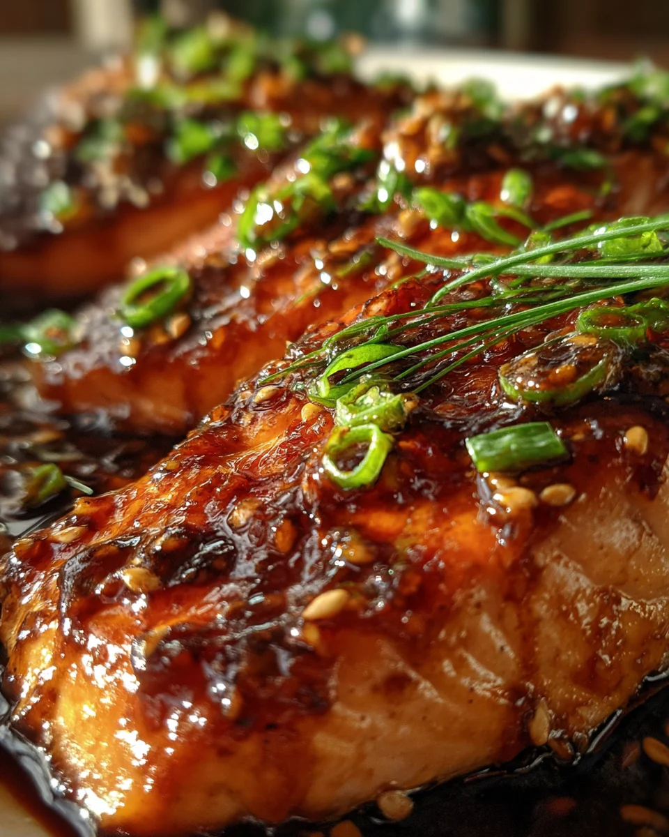 Honey Garlic Glazed Salmon 22 Honey Garlic Glazed Salmon