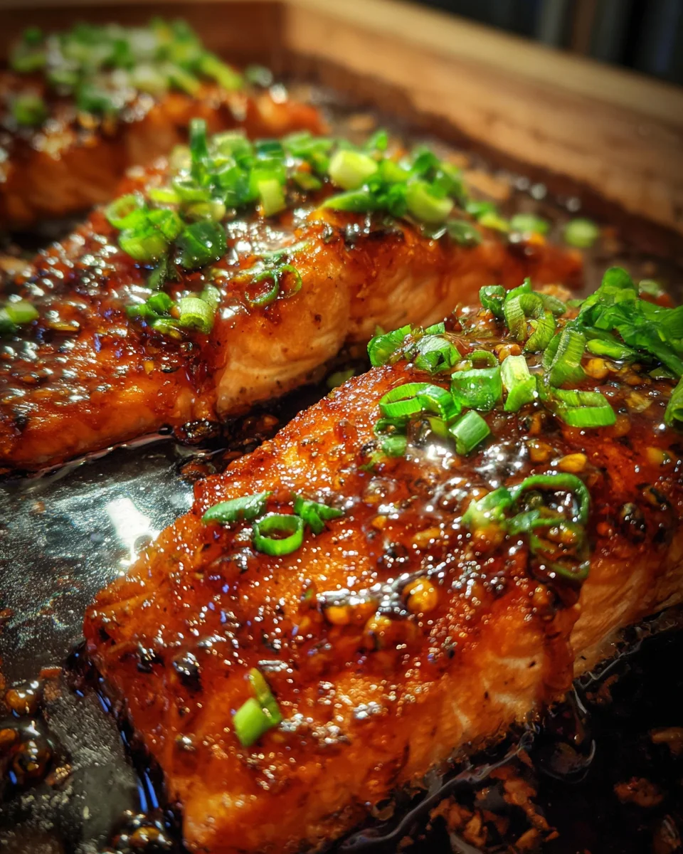 Honey Garlic Glazed Salmon 19 Honey