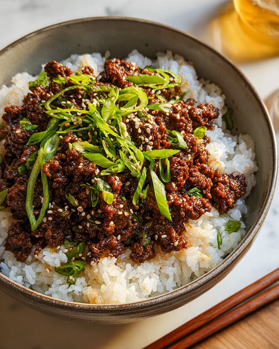 Korean Beef Bowl 20 Korean