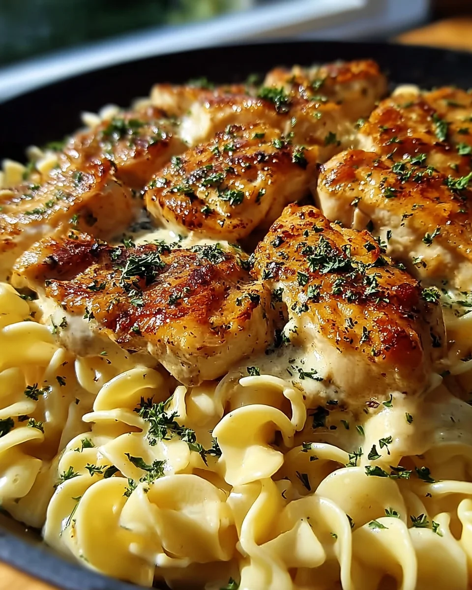 One-Pan Chicken with Buttered Noodles