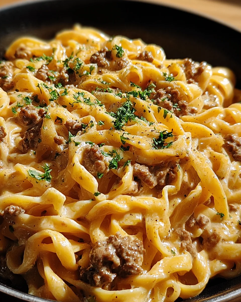 One-Pot Creamy Beef and Garlic Butter Pasta 29 One-Pot Creamy Beef and Garlic Butter Pasta