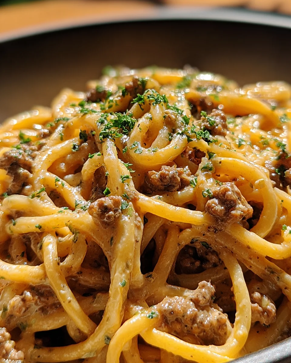 One-Pot Creamy Beef and Garlic Butter Pasta 27 One-Pot