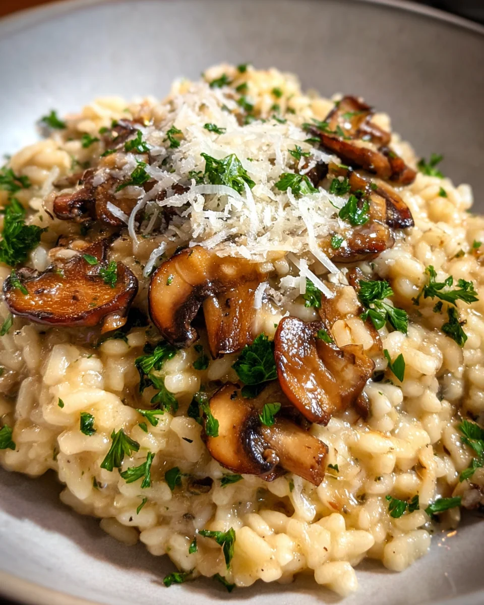 Risotto Mushrooms Italian Dish 23 Risotto