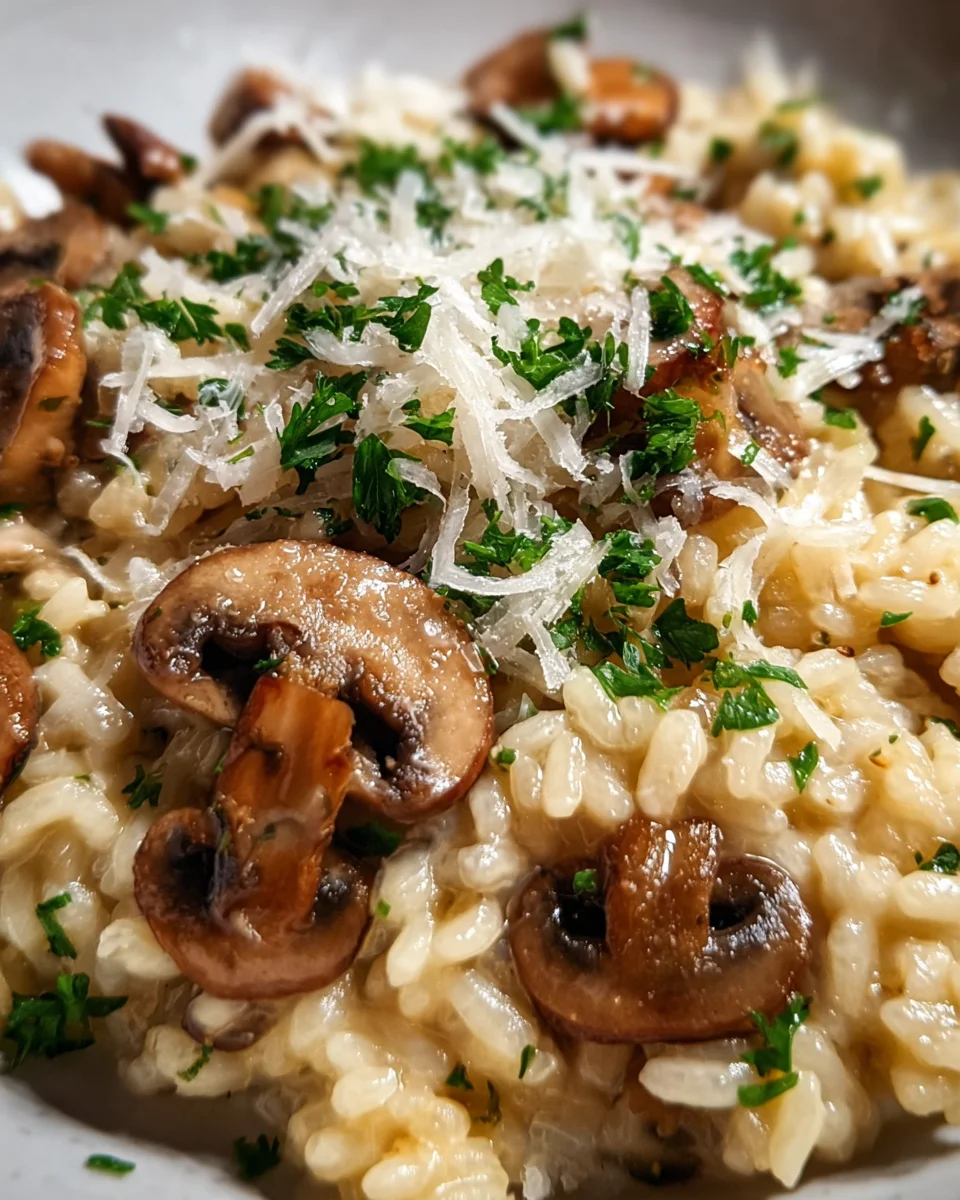 Risotto Mushrooms Italian Dish 24 Risotto