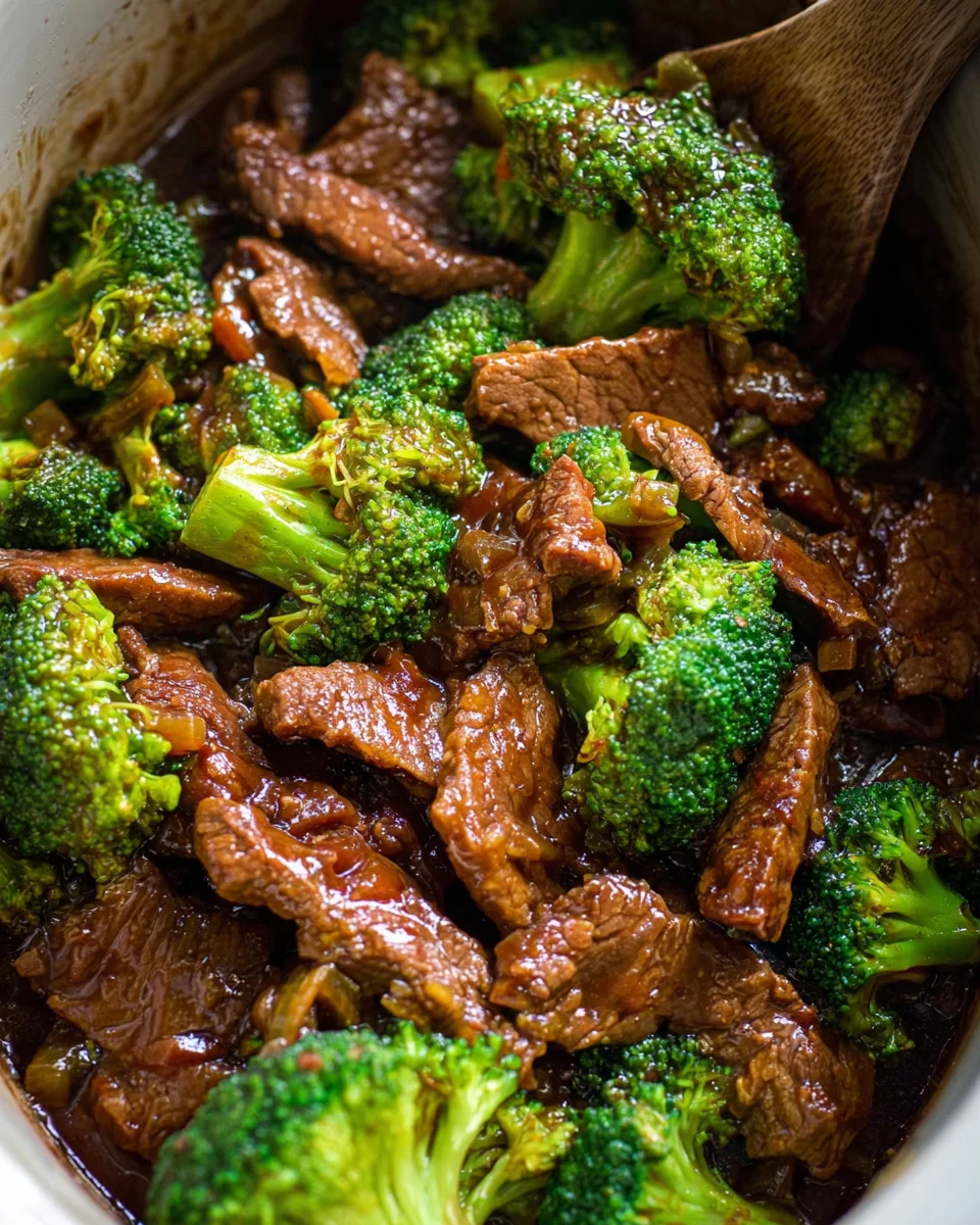 Slow Cooker Broccoli Beef 23 Slow