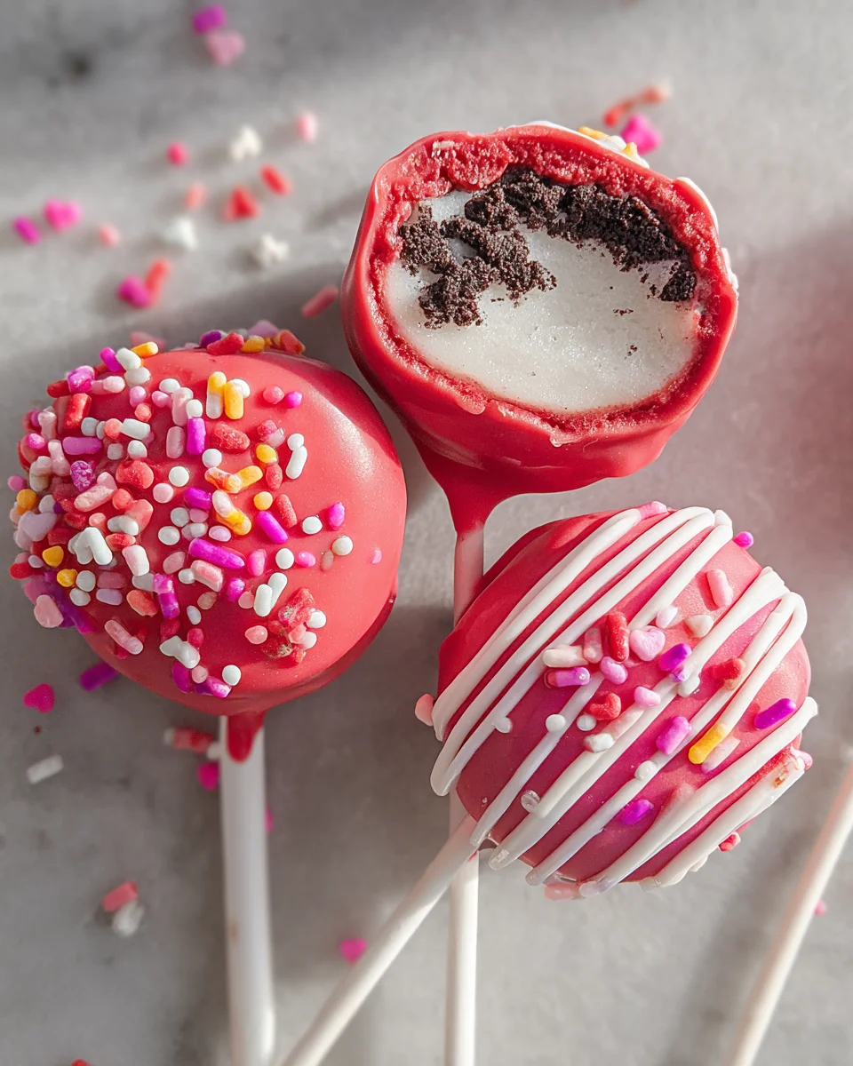 Valentine's Day Oreo Pops