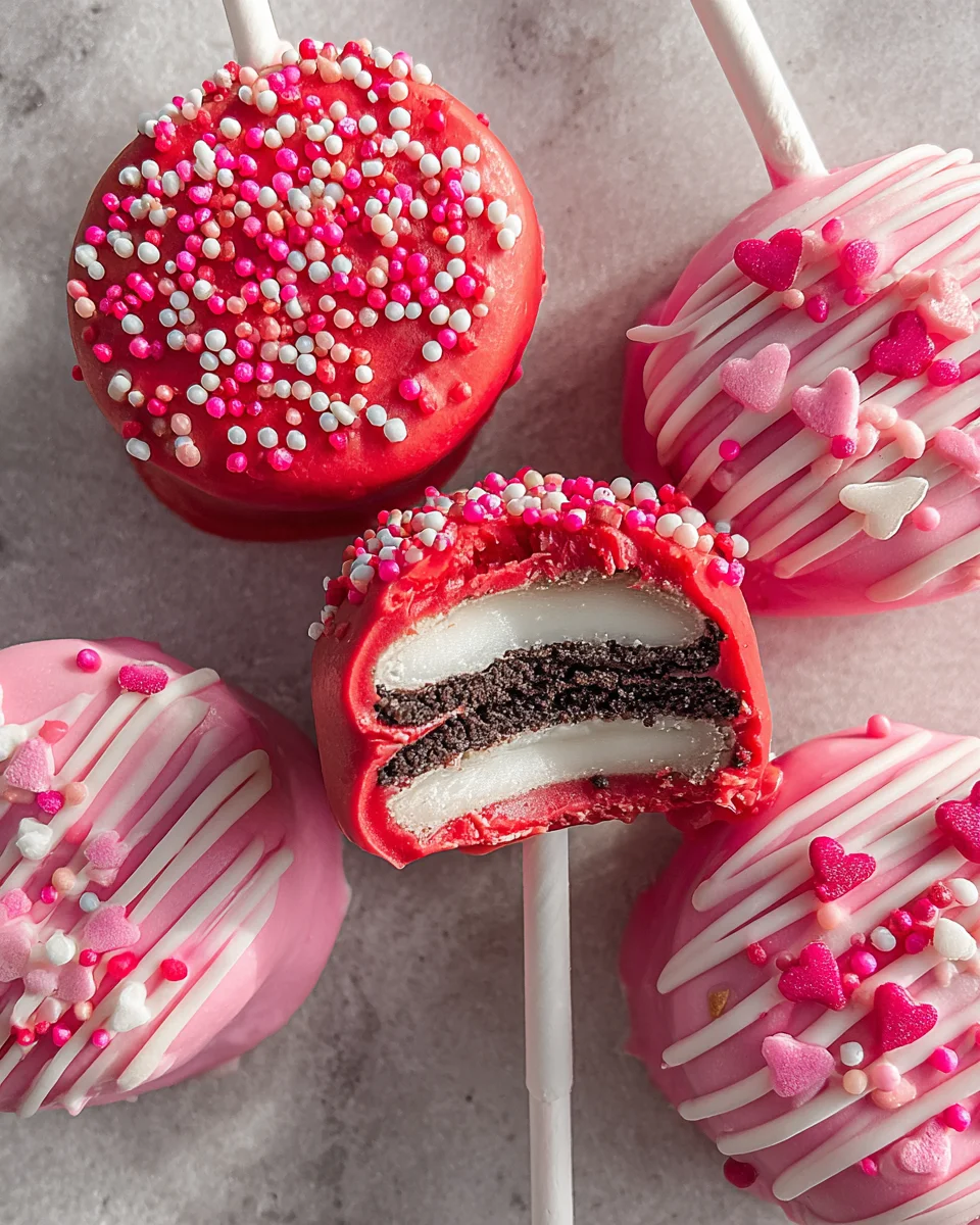Valentines Day Oreo Pops 2