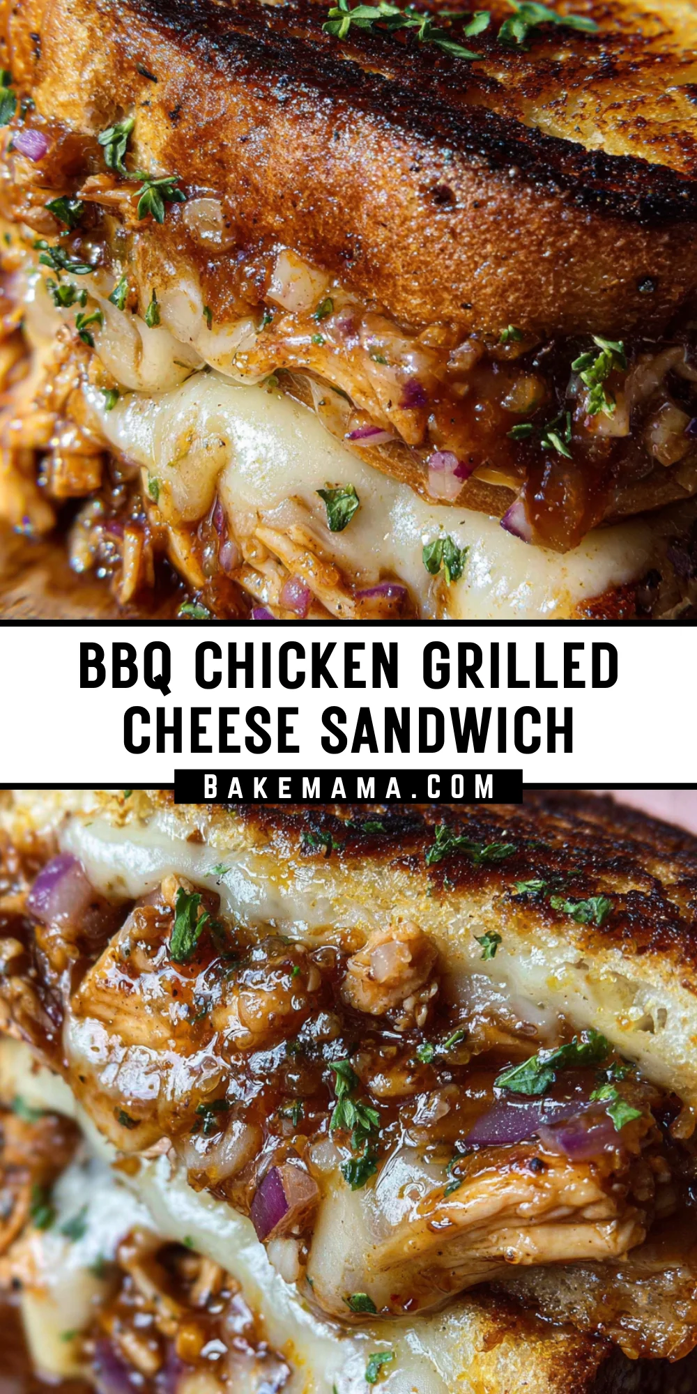 BBQ Chicken Grilled Cheese Sandwich 18 Pinterest Hidden Image