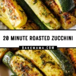 20 Minute Roasted Zucchini 17 Pinterest Hidden Image