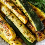 20 Minute Roasted Zucchini