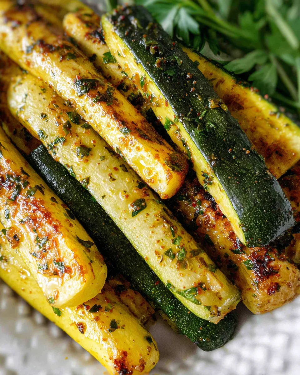 20 Minute Roasted Zucchini