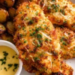 Air Fryer Parmesan Crusted Chicken