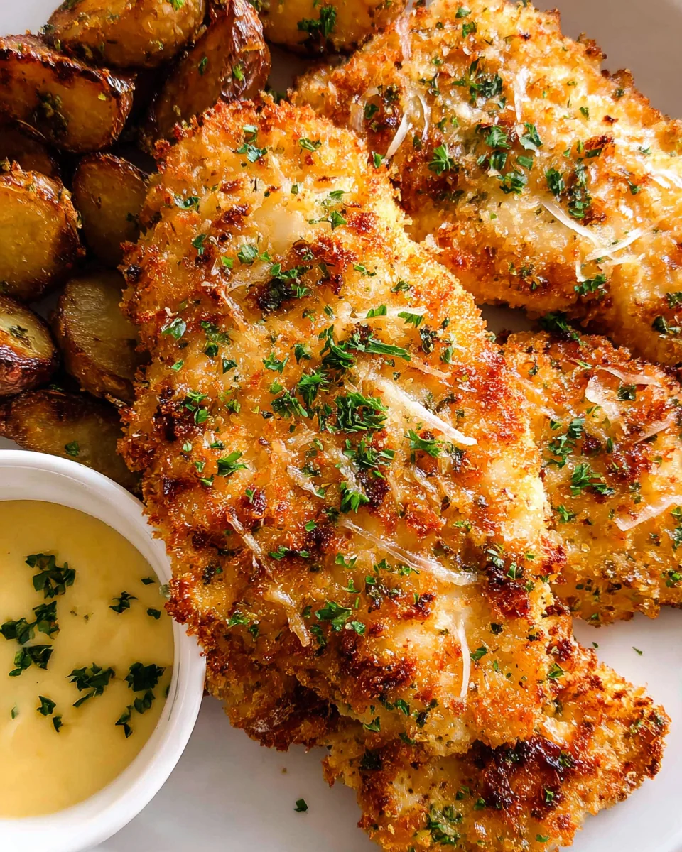 Air Fryer Parmesan Crusted Chicken
