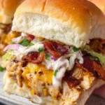 BBQ Chicken Ranch Sliders